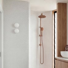 Kai Gloss White Penny Round Ceramic Mosaic Tile